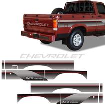 Faixa D20 Deluxe 1995 96 Adesivo Traseiro Chevrolet Cs Prata Faixa D20 Deluxe 1995 96 Adesivo Traseiro Chevrolet Cs Prata