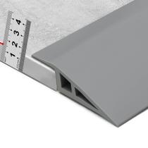 Faixa de acabamento de borda de piso BNELL Carpet & Floor 18 mm cinza