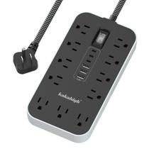 Faixa de alimentação: até 3 m, 11 tomadas, 6 USB, 24 W, carregamento