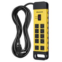 Faixa de alimentação DEWENWILS de 10 tomadas com cabo de 15 pés 1440J 15A UL