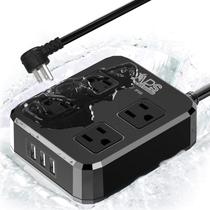 Faixa de alimentação externa APS à prova de intempéries com 4 tomadas e 3 USB
