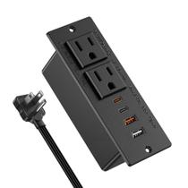 Faixa de alimentação Jgstkcity embutida 2 tomadas 4 portas USB 30 W USB C
