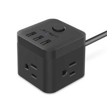 Faixa de alimentação JSVER Faixa de alimentação USB 3 portas USB 3 tomadas