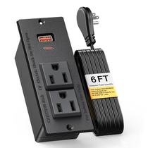 Faixa de alimentação Kungfuking USB C PD 20W 2 tomadas AC