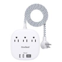 Faixa de alimentação One Beat Cruise Essentials 2025 3 tomadas 4 USB