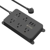 Faixa de alimentação TROND Prime III 5 tomadas AC 3 portas USB 1300J