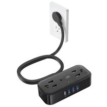 Faixa de alimentação TROND Travel com portas USB 4 tomadas CA 3 USB