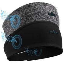 Faixa de cabeça Bluetooth Sleep Headphones TOPIEI, pacote com 2 unidades, 14H Playtime Faixa de cabeça Bluetooth Sleep Headphones TOPIEI, pacote com 2 unidades, 14H Playtime