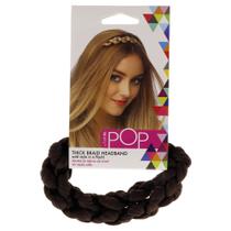 Faixa de cabeça com trança grossa Hairdo Pop R10 Chestnut Hair 1 unidade