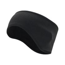 Faixa De Cabeça De Fleece Para Inverno, Respirável, À Prova De Vento, Com Protetor De Ouvido