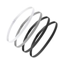 Faixa De Cabeça Esportiva Elástica Fina Antiderrapante Unissex 4 Peças Faixa De Suor Para Ioga