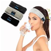 Faixa De Cabeça Fone Bluetooth Embutido Pilates Ao Ar Livre