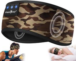 Faixa de cabeça Sleep Headphones MUSICOZY Bluetooth 5.4 com alto-falante Faixa de cabeça Sleep Headphones MUSICOZY Bluetooth 5.4 com alto-falante