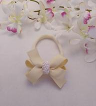 Faixa de cabelo bebê amarelo claro Faixa de cabelo bebê amarelo claro