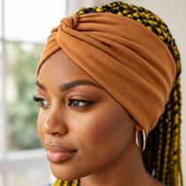 faixa de cabelo cruzada turbante feminino