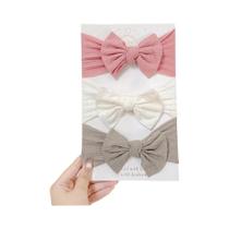 Faixa De Cabelo De Nylon Macio Para Bebê Com Grande Laço, Acessórios De Cabelo Para Vestido Infantil Faixa De Cabelo De Nylon Macio Para Bebê Com Grande Laço, Acessórios De Cabelo Para Vestido Infantil