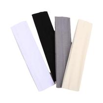Faixa De Cabelo Elástica Feminina Para Fitness, Kit Com 4 Peças, Faixa Absorvente Portátil Para