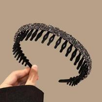 Faixa De Cabelo Elástica Feminina Retrô, Faixa De Cabelo Com Strass De Pérola, Faixa De Cabeça