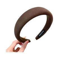 Faixa De Cabelo Elástica Larga Com Estampa Vintage De Treliça Para Mulheres E Meninas