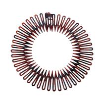 Faixa De Cabelo Feminina Antiderrapante Com Dentes De Pente, Elástica E Flexível, Com Design De
