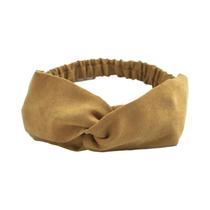 Faixa De Cabelo Feminina Boho De Camurça Com Nó Torcido E Laço Doce, Acessório De Cabelo Vintage Faixa De Cabelo Feminina Boho De Camurça Com Nó Torcido E Laço Doce, Acessório De Cabelo Vintage