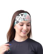 Faixa De Cabelo Headband Esporte Ciclismo Academia Geométrico