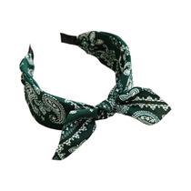 Faixa De Cabelo Larga De Algodão Com Estampa Floral Para Mulheres, Acessório De Cabelo Étnico Macio