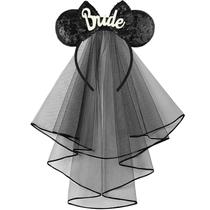 Faixa de cabelo LIHELEI Bridal Veil Mouse Ear Faixa de 23 cm Véu