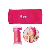 Faixa de Cabelo Skincare Cuidado Facial Atoalhada com tiras autocolantes Ricca