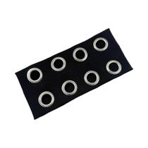 Faixa De Cabelo Unissex Retrô Hip-Hop Punk Com Borda Larga De Metal Vazado E Elástico Para Homens E