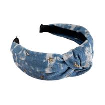 Faixa De Cabelo Vintage Cowboy Antiderrapante Para Mulheres, Tiara Larga Com Nó Para Meninas, Faixa De Cabelo Vintage Cowboy Antiderrapante Para Mulheres, Tiara Larga Com Nó Para Meninas,