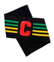 Faixa de Capitão Braçadeira de Futebol Estilo Boleiro Linha Premium Jamaica