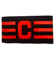 Faixa de Capitão Rubro Negra Estilo Boleiro Elástica e Ajustável Faixa de Capitão Rubro Negra Estilo Boleiro Elástica e Ajustável