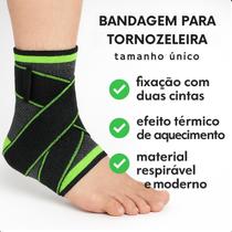 Faixa de Compressão Ajustável para Tornozelo com Reabilitação Faixa de Compressão Ajustável para Tornozelo com Reabilitação