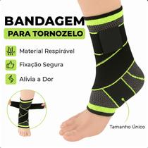 Faixa de Compressão para Tornozelo Ajustável e Proteção