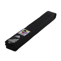 Faixa de Graduação Adidas Karatê Elite WKF Preto