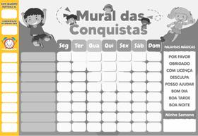 Faixa de Horários do Mural das Conquistas - Home e Planner
