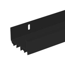 Faixa de intempéries ajustável deslizante de PVC com fundo de porta de 3 pés preta Faixa de intempéries ajustável deslizante de PVC com fundo de porta de 3 pés preta