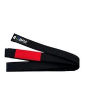 Faixa de Jiu Jitsu BRA Preta Ponta Vermelha Faixa de Jiu Jitsu BRA Preta Ponta Vermelha