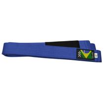 Faixa de Jiu Jitsu MK Brasil Azul Ponta Preta Faixa de Jiu Jitsu MK Brasil Azul Ponta Preta