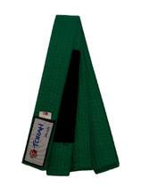 Faixa de Jiu Jitsu Plus Com Ponteira Infantil Verde Torah Faixa de Jiu Jitsu Plus Com Ponteira Infantil Verde Torah