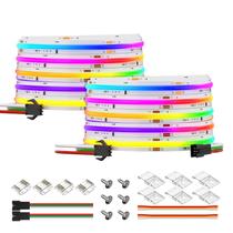 Faixa de LED BTF-LIGHTING FCOB WS2811 IC RGB 630LED/M 10 mm 32,8 pés