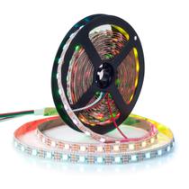Faixa de LED BTF-LIGHTING WS2812B RGB ECO 5m 60pixel/m DC5V