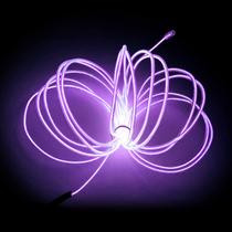 Faixa de luz de néon MaxLax EL Wire Purple 5m com bateria Faixa de luz de néon MaxLax EL Wire Purple 5m com bateria