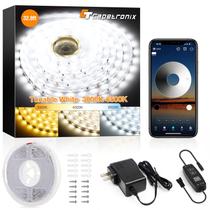 Faixa de luz LED CT CAPETRONIX ajustável branca de 10 m com adaptador Faixa de luz LED CT CAPETRONIX ajustável branca de 10 m com adaptador
