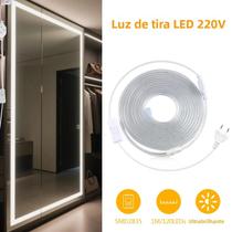 Faixa De Luz LED De Alto Brilho Para Espelho De Vestir 120LEDs/m 1-20m Plugue UE Para Guarda-roupa
