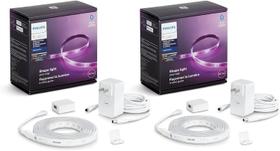 Faixa de luz LED inteligente Philips Hue Plus, pacote com 2 unidades RGB de 1,8 m