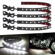 Faixa de luz LED Keiurot 32cm 12V impermeável para carros, pacote com 4 Faixa de luz LED Keiurot 32cm 12V impermeável para carros, pacote com 4