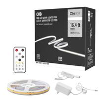 Faixa de luz LED Olaholii 5m COB 6500K regulável com controle remoto Faixa de luz LED Olaholii 5m COB 6500K regulável com controle remoto