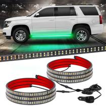 Faixa de luzes de emergência XRIDONSEN 2PCS 1,5 m com 720 LEDs verdes Faixa de luzes de emergência XRIDONSEN 2PCS 1,5 m com 720 LEDs verdes